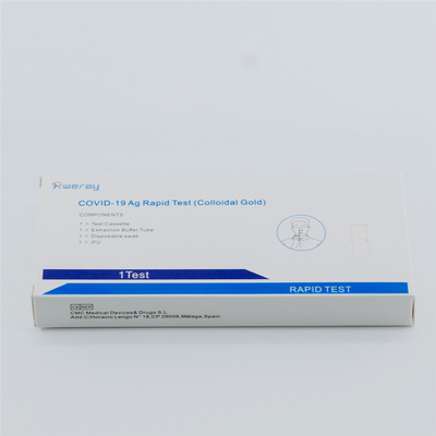 Diagnostic Disposable Antigen Rapid Test Kits , Colloidal Gold Test Kit With SGS Approval