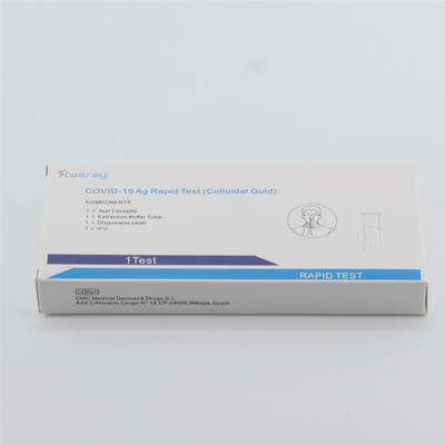 ISO Certified 15mins Rapid Covid 19 Test Kits Antigen Saliva Test Kit High Sensitivity