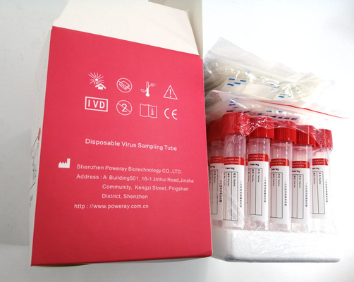 Disposable Ethylene Oxide Sterilization VTM Kit Diagnostic 6ml