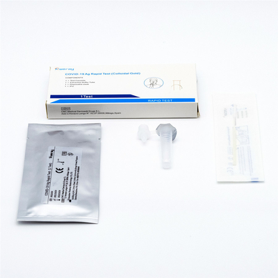 FDA Certified 95% Sensitivity Antigen Rapid Test Kits Plastic For Home
