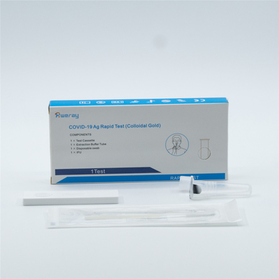 ISO Certified 15mins Rapid Covid 19 Test Kits Antigen Saliva Test Kit High Sensitivity