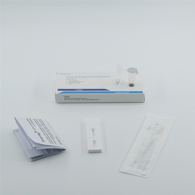 Colloidal Gold Rapid Covid 19 Test Kits With SGS Certification