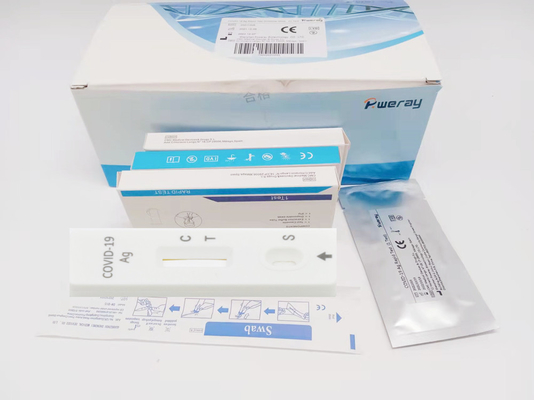 95% Sensitivity Covid 19 Test Kits Lateral Flow Antigen Test 15 Minutes